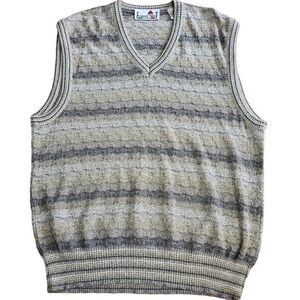 Vintage Florence Tricot Italy mens Sz Large multicolor sweater vest